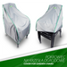 Pokrowiec ochronny na krzesła ogrodowe zbiorczy 1-5 sztuk 75x60x100 cm