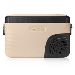 Lodówka turystyczna z kompresorem Yolco KX30 Sand 25L 12V 24V 240V + adapter baterii modułowej Yolco SC/SX