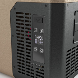 Lodówka turystyczna z kompresorem Yolco ET18 SAND 17L Bluetooth 5.0 + bateria modułowa