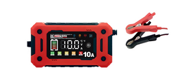 Prostownik z mikroprocesorem Prowerk 10A 12V 018408 mocny funkcja naprawy LCD