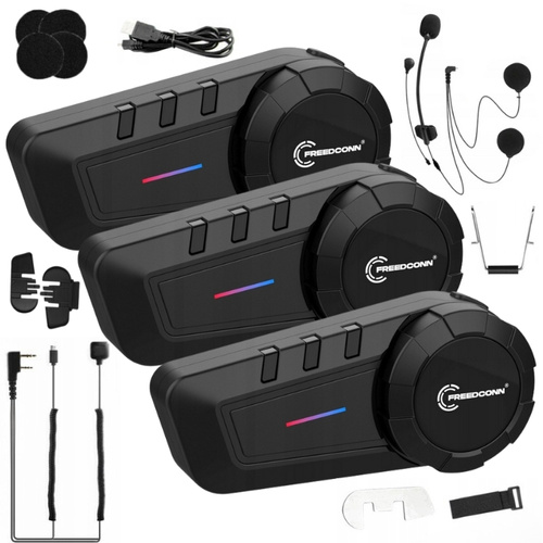 3x Interkom motocyklowy Freedconn KY-PRO v4
