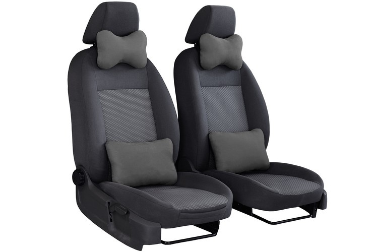 2x Poduszki Pok-Ter Candy Comfort Ciemnoszare