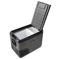 Lodówka turystyczna z kompresorem Yolco KX40 Carbon 34L 12V 24V 240V + stojak po lodówkę