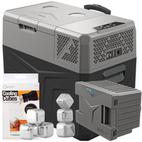 Lodówka turystyczna z kompresorem Yolco BCX40 GREY 39L + bateria modułowa + gratis kostki lodu