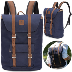Plecak miejski Baltan City Break 26L - Polska produkcja, zmieści laptopa do 17″ granatowy