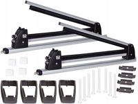 Bagażnik na narty AMOS Ski Lock 3 Silver aluminium 3 pary nart 2 deski / FERIE2026