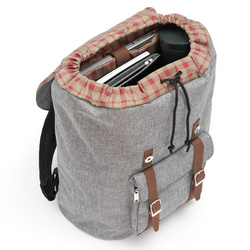 Plecak miejski Baltan City Break 26L - Polska produkcja, zmieści laptopa do 17″ szary