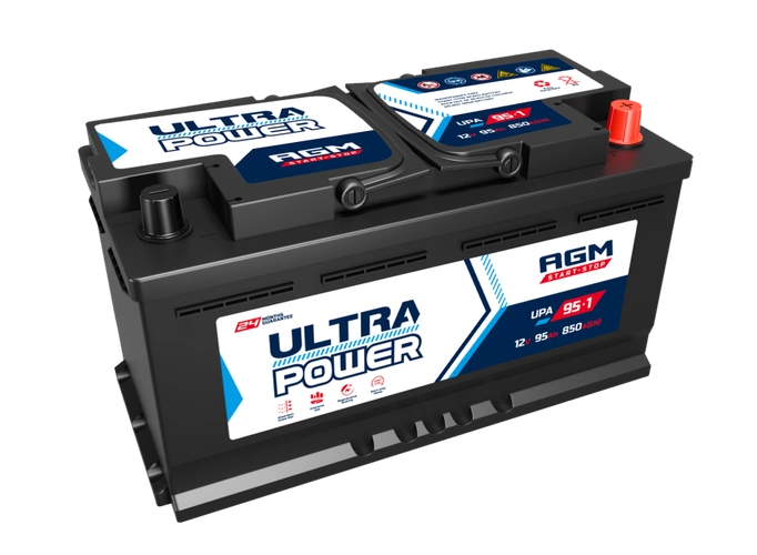 Akumulator Ultra Power AUP-95-1 95Ah 850A P+ 12V