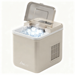 Mobilna kostkarka do lodu - zasilana 12/24V oraz 240V Yolco ICM1 Cream
