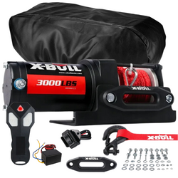 Wyciągarka elektryczna X-Bull Winch 3000 1134 kg 12V lina syntetyczna