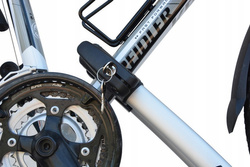 Aguri Acuda 3 Silver Uchwyt rowerowy na dach na 1 rower