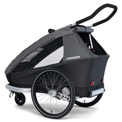 Przyczepka rowerowa dla dziecka, wózek spacerowy 2w1 Croozer Kid Keeke 1 Mountain Grey