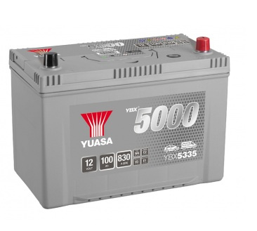 Akumulator Yuasa YBX5335 100Ah 830A P+ 12V