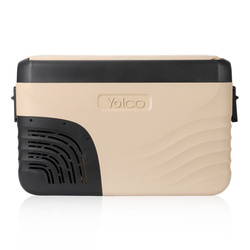 Lodówka turystyczna z kompresorem Yolco KX30 Sand 25L 12V 24V 240V + adapter baterii modułowej Yolco SC/SX