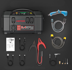 Jump Starter Lokithor AW401 2500A 12V 5w1 kompresor myjka LED 500lm