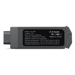 Bateria Lokithor LO-LIFE 73.6Wh do ApartX 12V 2500A