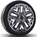 Kołpaki 15 NRM PERFECTO GRAPHITE lakierowane 4 szt.