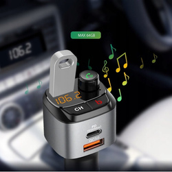 Transmiter samochodowy FM Feegar Q100 Pro