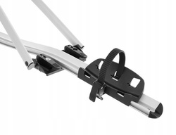 2x Aguri Acuda 3 Silver Uchwyt rowerowy na dach na 2 rowery