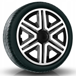Kołpaki 14 NRM Action DoubleColor White Black 4 szt.