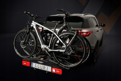 Aguri Active Bike 3 E-BIKE bagażnik rowerowy na hak na 3 rowery elektryczne black