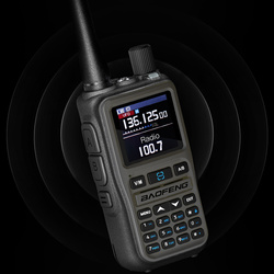 Krótkofalówka Radiotelefon Walkie-talkie VHF UHF PASMO LOT Baofeng UV-5R EU MINI GREY