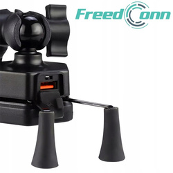 Uchwyt motocyklowy na telefon FreedConn MC20W-03 z ładowarką indukcyjną