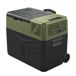 Lodówka turystyczna z kompresorem Yolco BCX40 GREEN 39L + bateria modułowa + kostki lodu