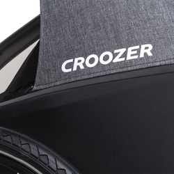 Przyczepka rowerowa dla dziecka, wózek spacerowy 2w1 Croozer Kid Keeke 1 Mountain Grey