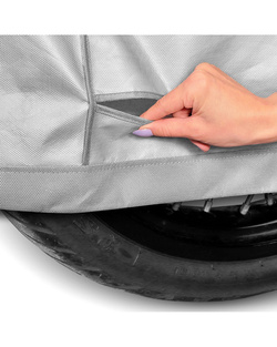Pokrowiec na motocykl Kegel-Błażusiak dł. 215-245 cm adventure box popielaty