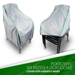 Pokrowiec ochronny na krzesła ogrodowe zbiorczy 1-5 sztuk 75x60x100 cm