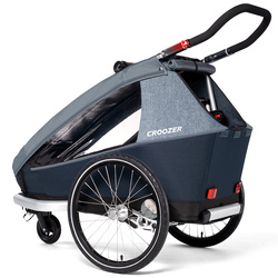 Przyczepka rowerowa dla dziecka 3w1 jogger, wózek spacerowy Croozer Kid Vaaya 1 Graphite Blue