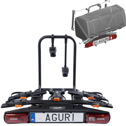 Aguri Active Bike PRO 2 Black + BOX 380L + Uchwyt na narty 400 mm