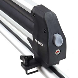 Bagażnik na narty AMIO SSR-01S aluminium 4 pary nart 2 deski zamykany