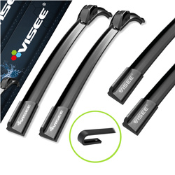 Wycieraczki samochodowe Visee 550mm 400mm zestaw komplet na przód hak U