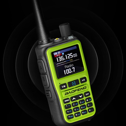 2x Krótkofalówka Radiotelefon Walkie-talkie VHF UHF PASMO LOT Baofeng UV-5R EU MINI GREEN