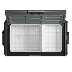 Lodówka turystyczna z kompresorem Yolco TCX50 Carbon 52L 12V 24V 240V + bateria modułowa
