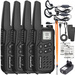 ZESTAW 4x Krótkofalówka Walkie-talkie Baofeng BF-25E Black PMR podkanały