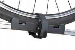 2x Aguri Acuda 3 Silver Uchwyt rowerowy na dach na 2 rowery