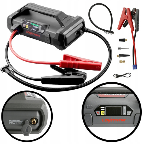 Jump Starter Lokithor JA301 2000A 12V kompresor 150PSI LED 300lm