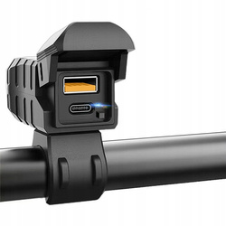 Ładowarka motocyklowa FreedConn MC40 2xUSB Szybkie Ładowanie QC3.0 USB-C