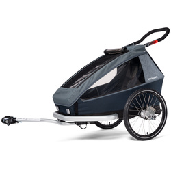 Przyczepka rowerowa dla dziecka 3w1 jogger, wózek spacerowy Croozer Kid Vaaya 1 Graphite Blue