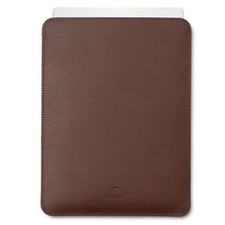 Eleganckie etui na MacBook Air 15 M2 ze skóry naturalnej Baltan Sleeve ciemny brąz