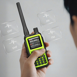 Krótkofalówka Radiotelefon Walkie-talkie VHF UHF PASMO LOT Baofeng UV-5R EU MINI GREEN