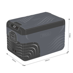 Lodówka turystyczna z kompresorem Yolco KX30 Carbon 25L 12V 24V 240V + słuchawki bezprzewodowe