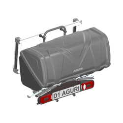 Zestaw Box transportowy i uchwyt na narty Aguri AB3 AE Box 380L Komplet montażowy
