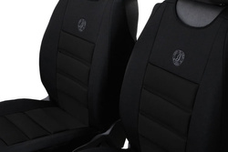 Maty tłoczone czarne ERGONOMIC, 2 sztuki