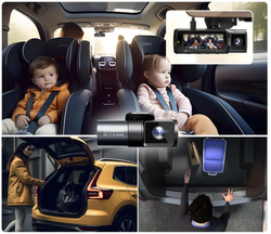 Rejestrator jazdy Vantrue N5 4CH PRZÓD+TYŁ+ 2x WEWNĘTRZNA 1944P/1080P WIFI GPS