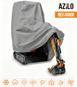 Pokrowiec ochronny na minikoparkę Azilo Mex Armor 800-1600 kg 325-355cm