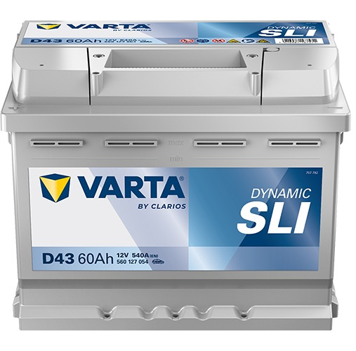 Akumulator Varta SLI 560127054 60Ah 540A L+ 12V